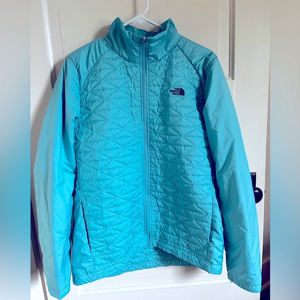 Women’s The North Face Thermoball Jacket / Coat sky blue size large L